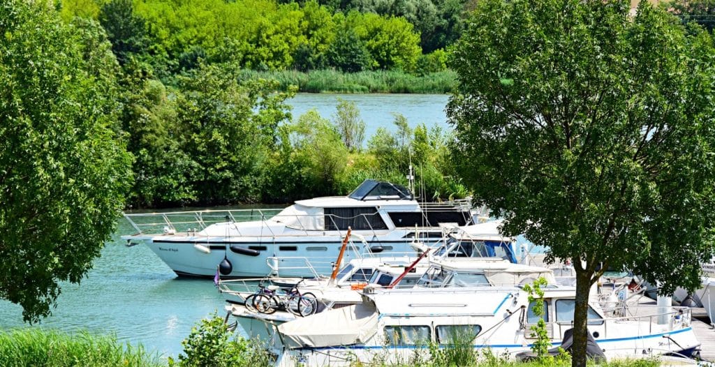 Boot auf der Ardèche