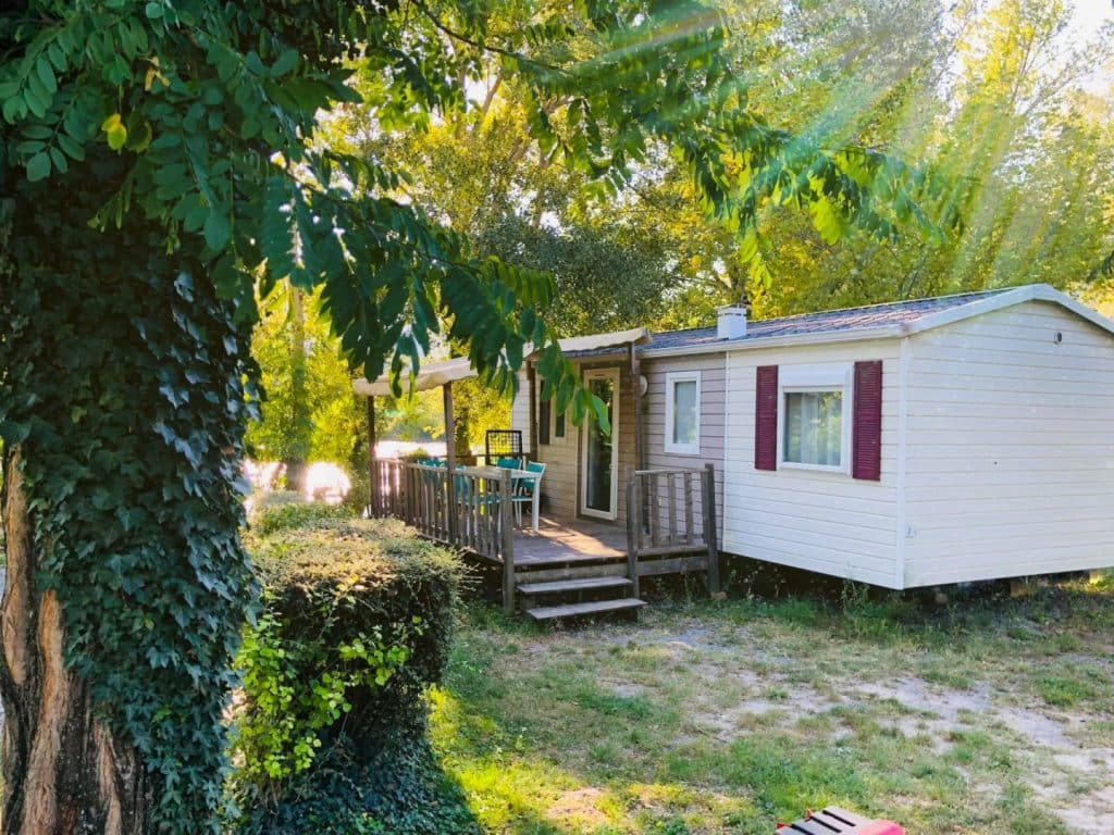 terrasse mobil home France