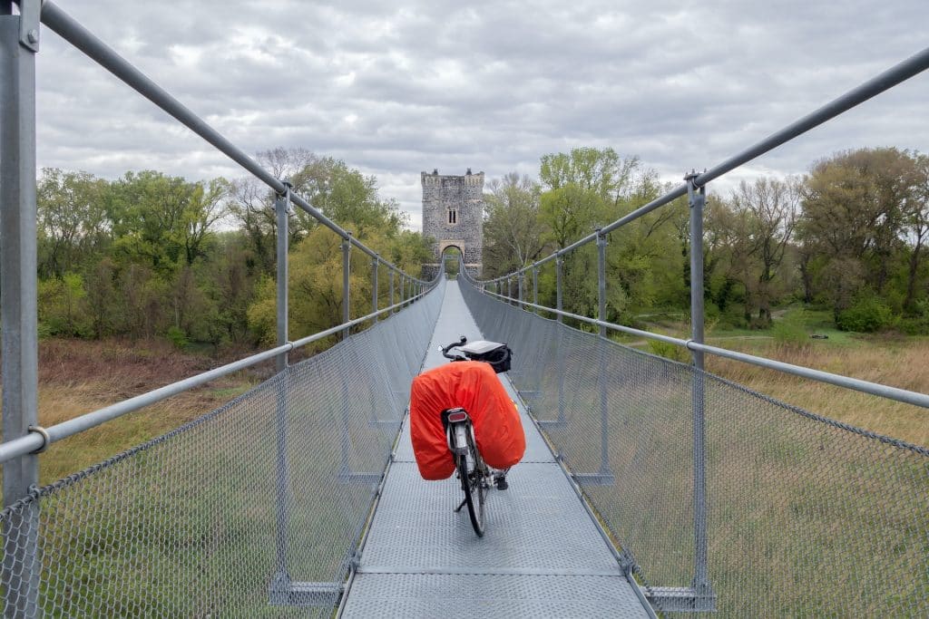 Vélo sur la ViaRhôna - Accès depuis le camping Harmony de Cruas